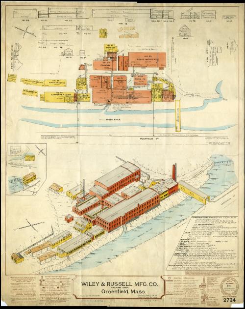 Wiley & Russell 1905 Insurance Map