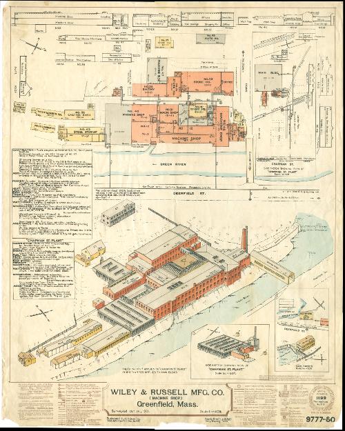 Wiley & Russell 1913 Insurance Map